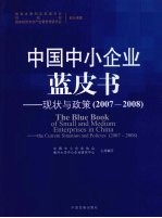 中国中小企业蓝皮书 现状与政策 2007-2008