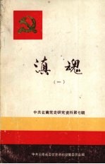 中共云南党史研究资料 第7辑 滇魂