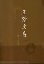 王蒙文存 第16卷 诗歌