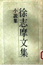 徐志摩文集 小说集