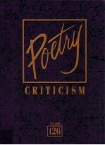 POETRY CRITICISM VOLUME 126