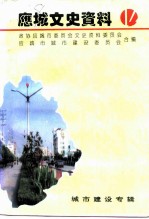 应城文史资料 第14辑 城市建设专辑