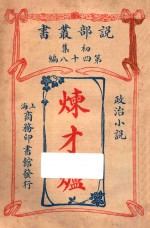 炼才炉 政治小说 初集 第48编