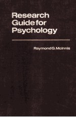 RESEARCH GUIDEFOR PSYCHOLOGY