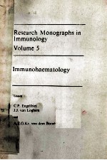 RESEARCH MONOGRAPHS IN IMMUNOLOGY VOLUME 5 IMMUNOHAEMATOLOGY