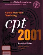 CURRENT PROCEDURAL TERMINOLOGY CPT 2001 PROFESSIONAL EDITION COLOR ENHANCED