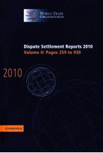 DISPUTE SETTLEMENT REPORTS 2010 VOLUME 2