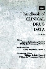 HANDBOOK OF CLINICAL DRUG DATA FIFTH EDITION