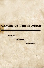 CANCER OF THE STOMACH