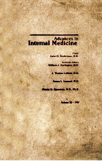 ADVANCES IN INTERNAL MEDICINE VOLUME 32