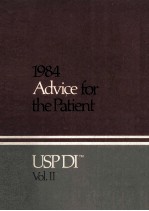 ADVICE FOR THEPATIENT 1984 USP DI VOLUME II