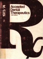 ACCEPTED DENTAL THERAPEUTICS 35TH EDITION