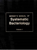 Bergey's Manual of Systematic Bacteriology 1