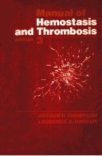 Manual of Hemostasis and Thrombosis
