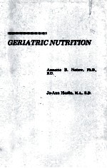 Geriatric nutrition.