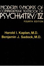 Modern synopsis of comprehensive textbook of psychiatry