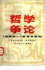 哲学争论 1980-1982年初