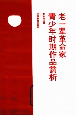 老一辈革命家青少年时期作品赏析