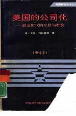 美国的公司化 镀金时代的文化与社会 CULTURE AND SOCIETY IN THE GILDED AGE 中译本
