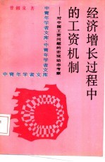 经济增长过程中的工资机制 对中国工资问题的宏观动态考察