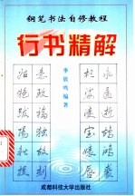 钢笔书法自修教程 下 行书精解