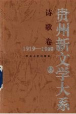 贵州新文学大系 1919-1989 诗歌卷