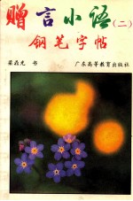 赠言小语钢笔字帖 2