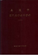 本溪市国民经济统计资料 1995年