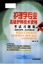护理学专业高级护师技术资格考试习题集 副主任护师、主任护师分册