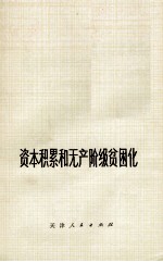 资本积累和无产阶级贫困化