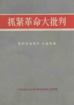 抓紧革命大批判 批判反动影片、小说专辑