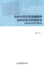 农村小型信贷金融机构如何获取可持续资金 普惠金融发展的关键议题