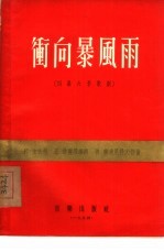 冲向暴风雨 四幕六景歌剧