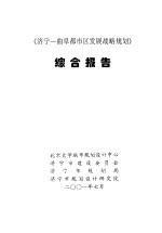 《济宁:曲阜都市区发展战略规划》综合报告