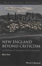 new england beyond criticismin dfense of america's first literature