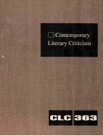 contemporary literary criticism volume 363