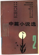 1987年中篇小说选 第2辑