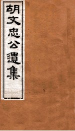胡文忠公遗集 卷73至卷74