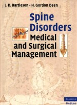 SPINE DISORDERS MEDICAL AND SURGICAL MANAGEMENT
