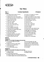 大学英语四级考前冲刺试卷及透析 Test Three