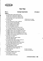 大学英语四级考前冲刺试卷及透析 Test Nine