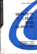 城市燃气工人技术等级培训大纲 试行