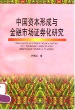 中国资本形成与金融市场证券化研究