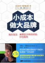 小成本做大品牌 我在宝洁、美赞臣20年的经验,你也能用