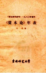 《资本论》年表