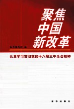 聚集中国新改革 认真学习贯彻党的十八届三中全会精神