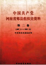 中国共产党河南省郏县组织史资料 第2卷 1987.11-2001.12