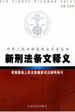 新刑法条文释义 新编本 上