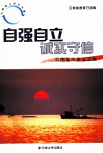 自强自立 诚实守信 云南省大学生文集