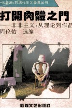 打开肉体之门-非非主义:从理论到作品